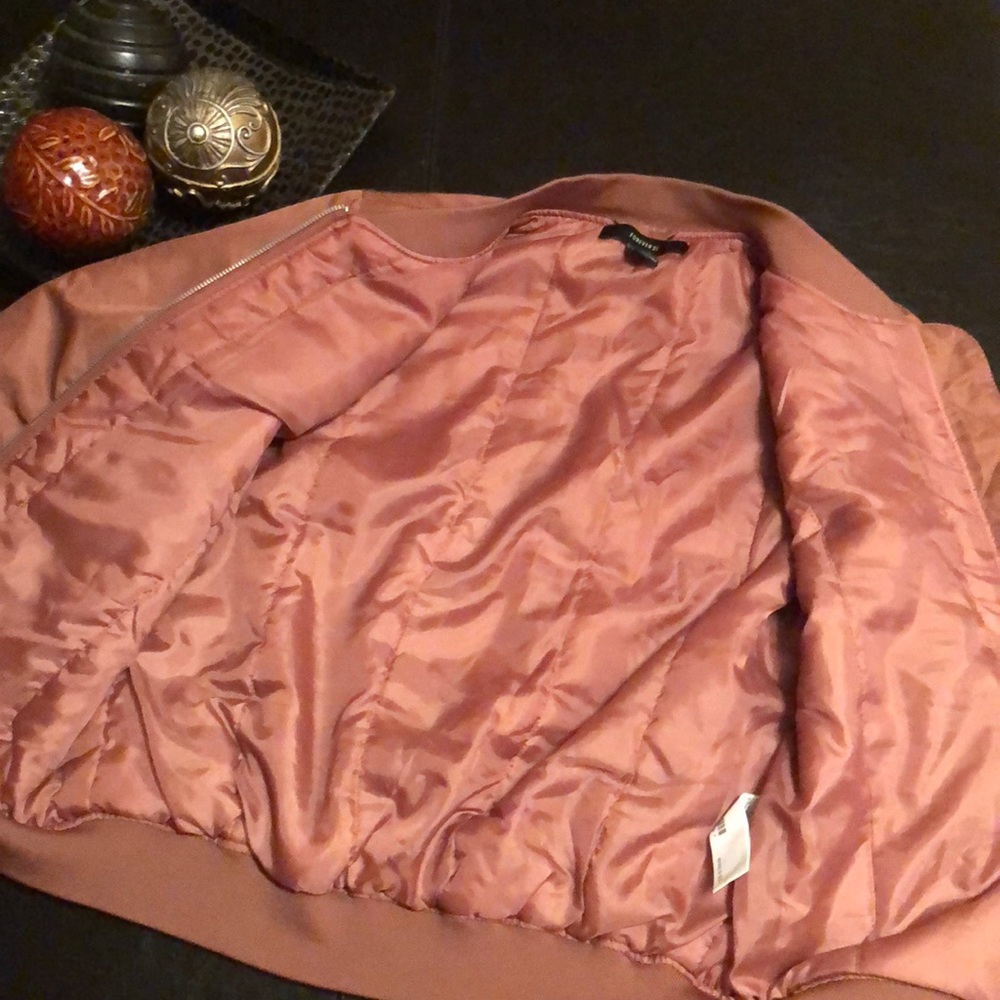 Cute, Lightweight Lined Copper Colored Jacket - image 2